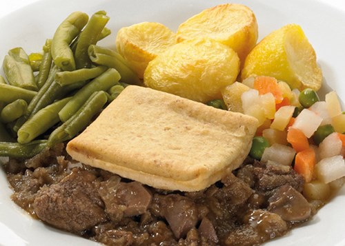 Beef and kidney pie